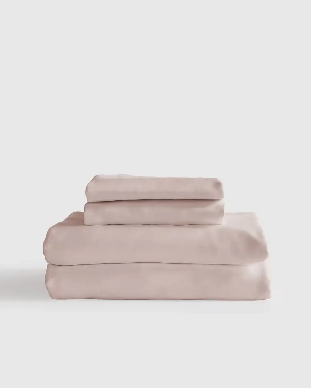 Quince Organic Bamboo Sheet Set Queen Soft Blush NWOT